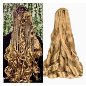 Synthetic Blonde Braiding Hair 24 inch, 8pcs / Pack